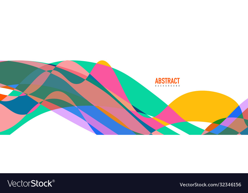 Fluid wave colorful abstract background dynamic vector image Fluid wave colorful abstract background dynamic