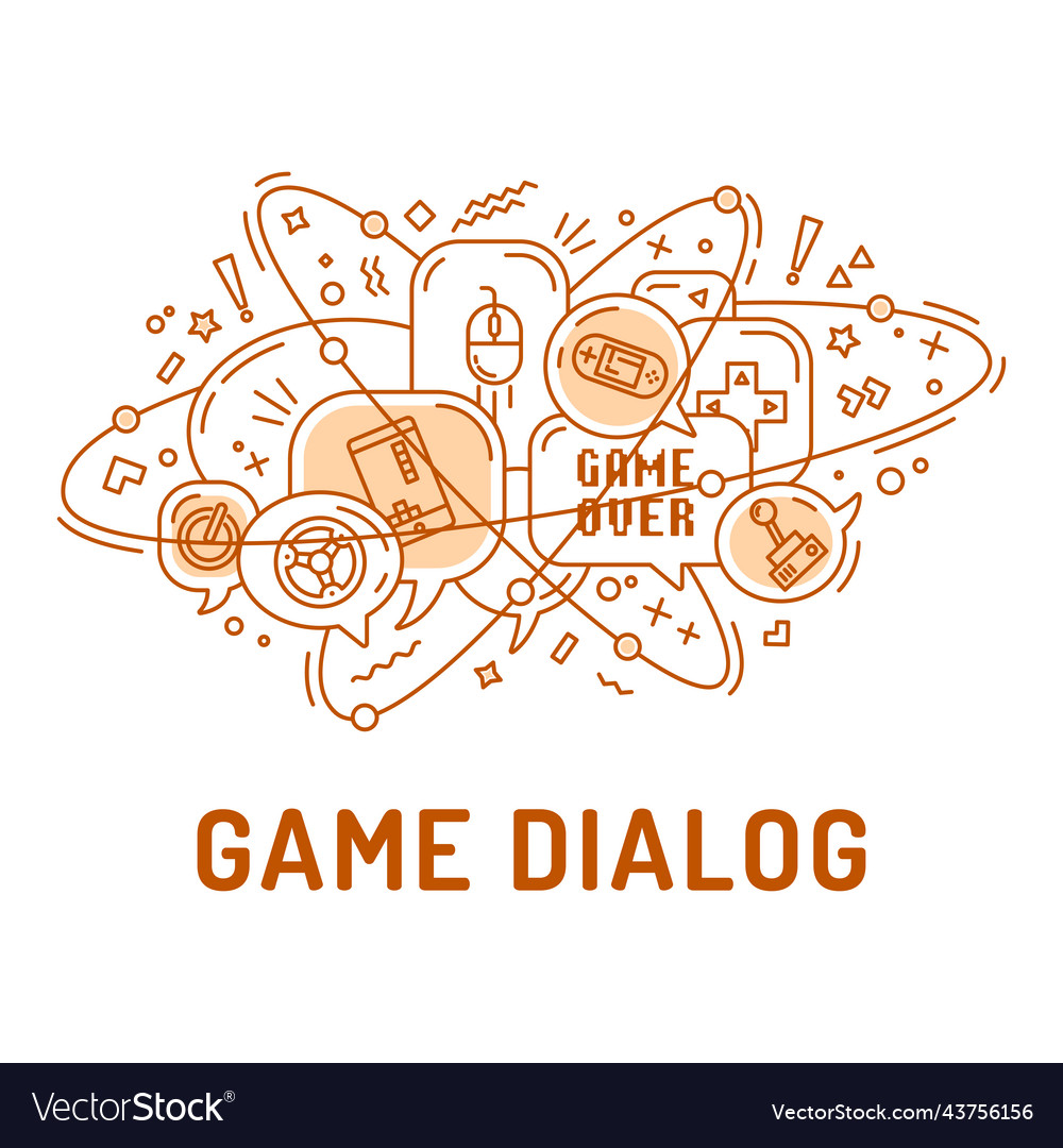 From game icons in chat bubbles with three