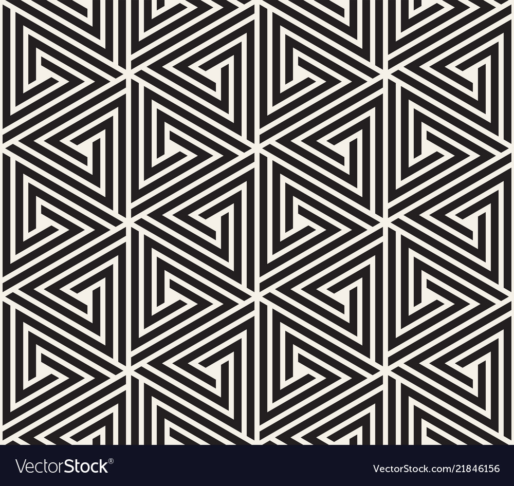 Geometric Striped Pattern
