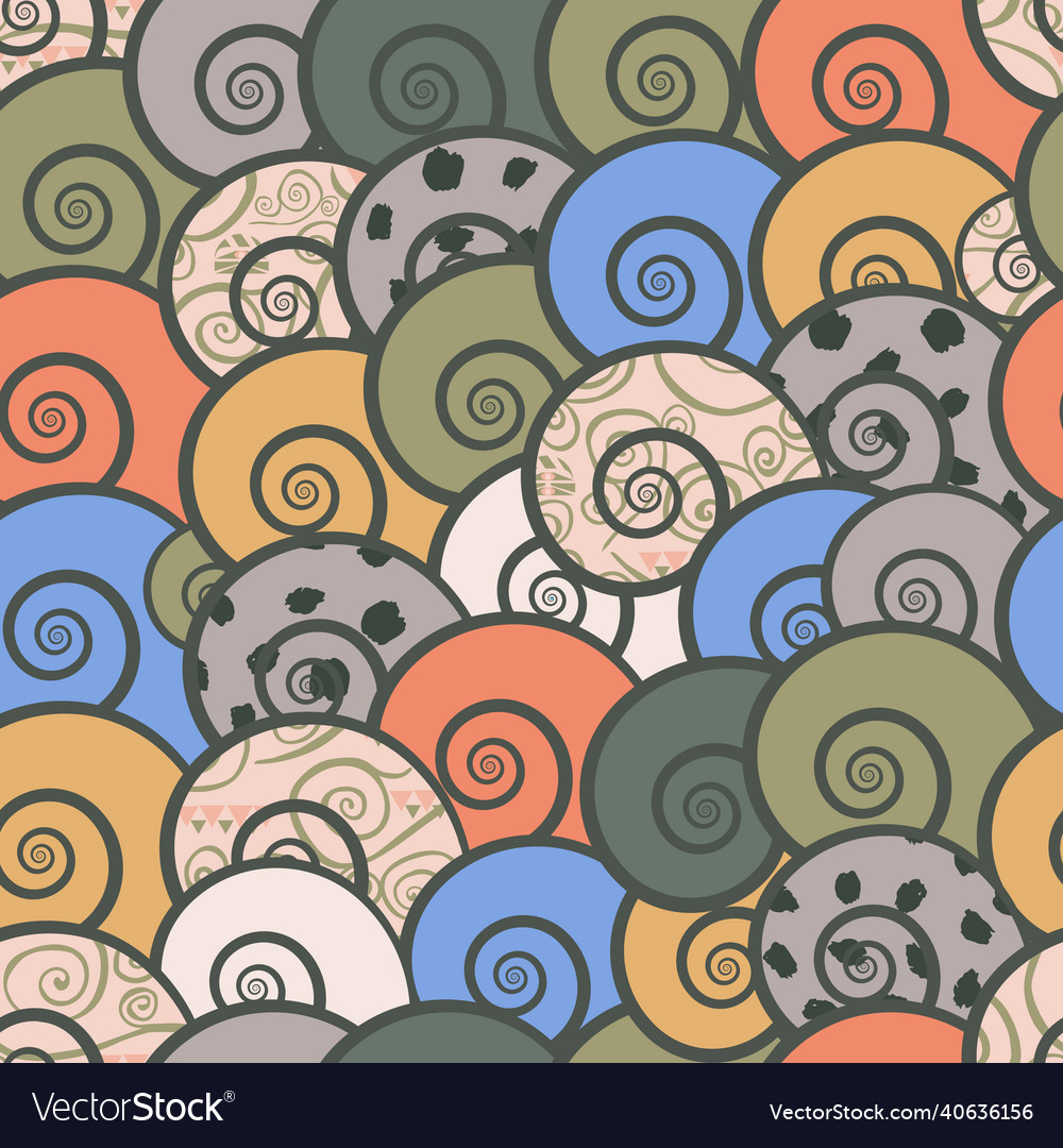 Seamless pattern abstract wave