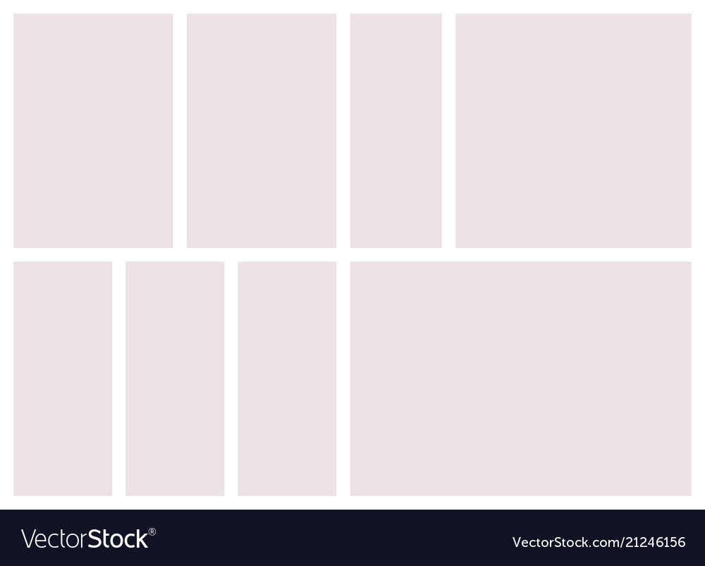 Templates Collage Frames For Photo Or Royalty Free Vector Templates Collage Frames For Photo Or Vector Image