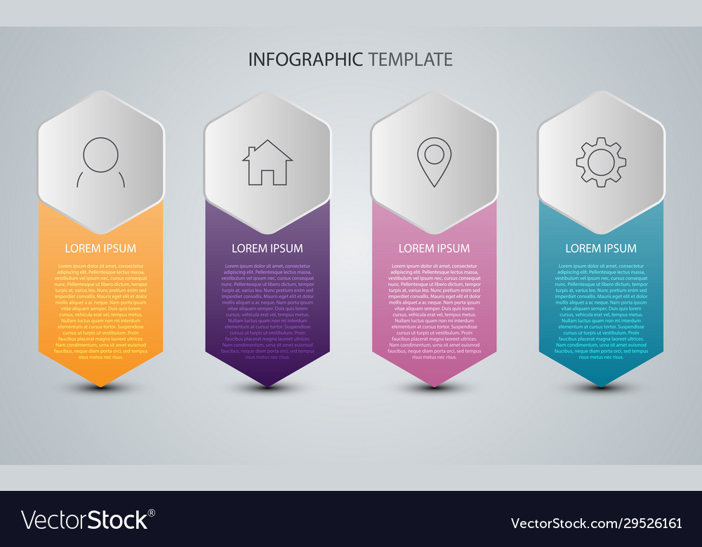 Business data with abstract elements graph vector image Business data with abstract elements graph