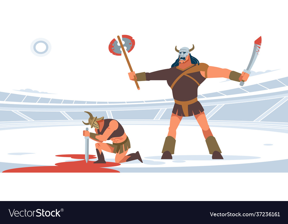 gladiators in suits clipart