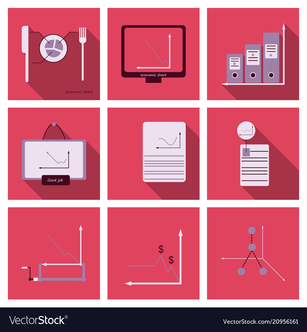 Set of finance and banking icons simple elements