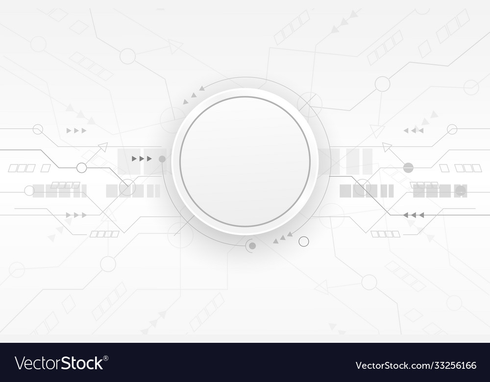 3d Circuit Board Background Or Banner Design Vector Image