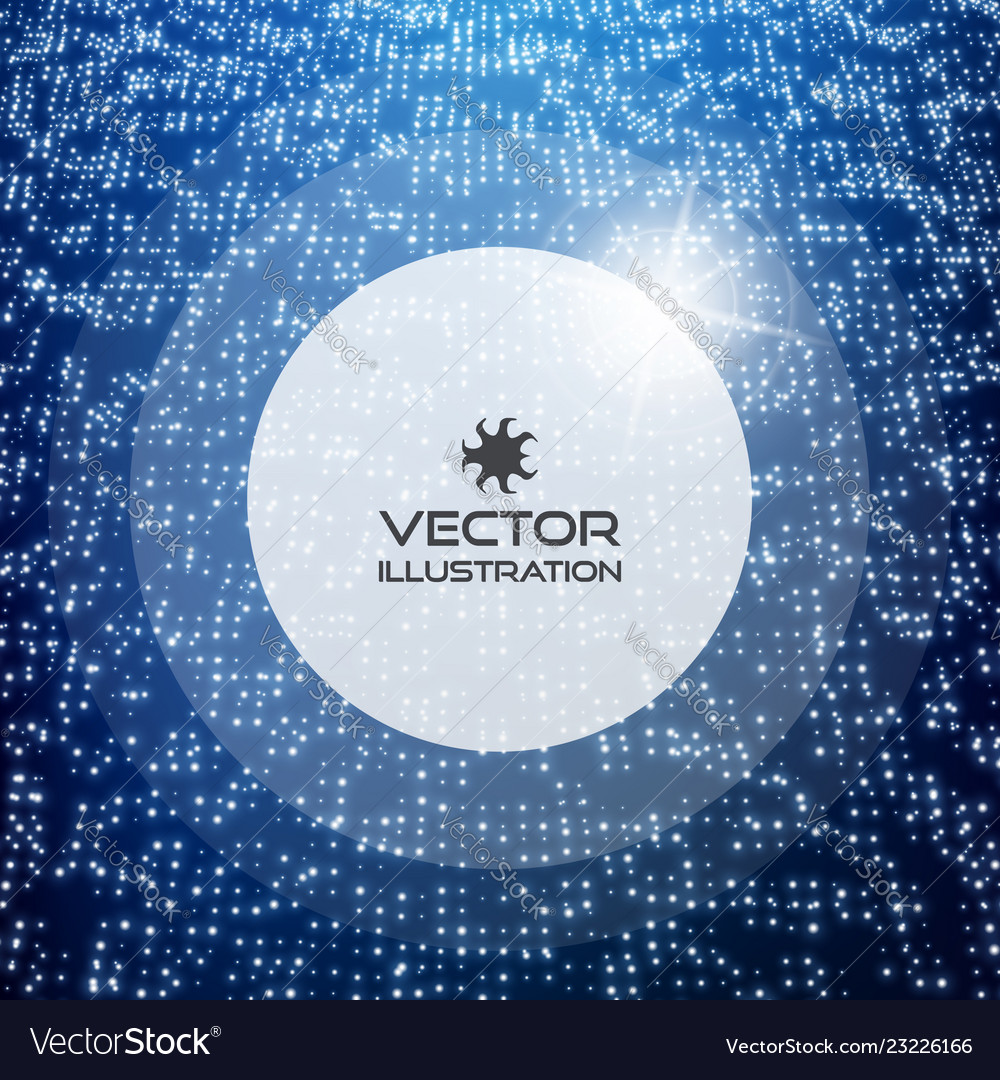 3D Particle Technology Background
