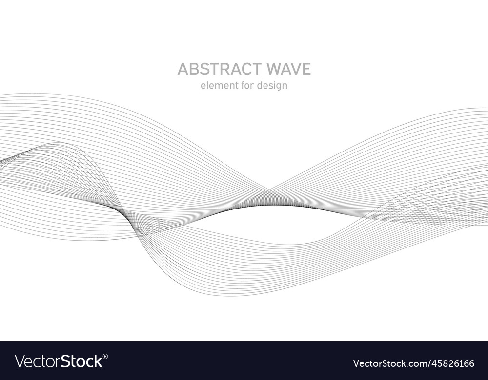 Abstract wave element for design digital vector image Abstract wave element for design digital