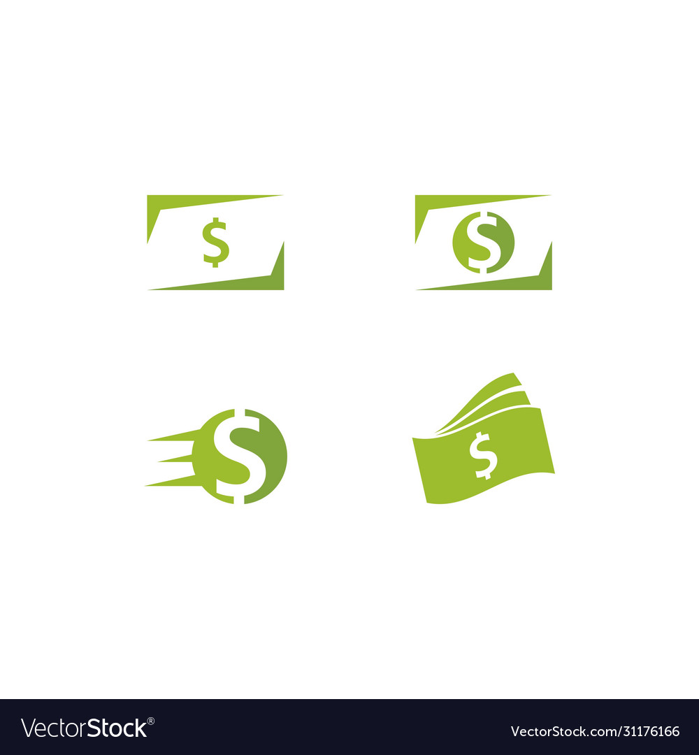 Business acounting money mobile cash logo Vector Image