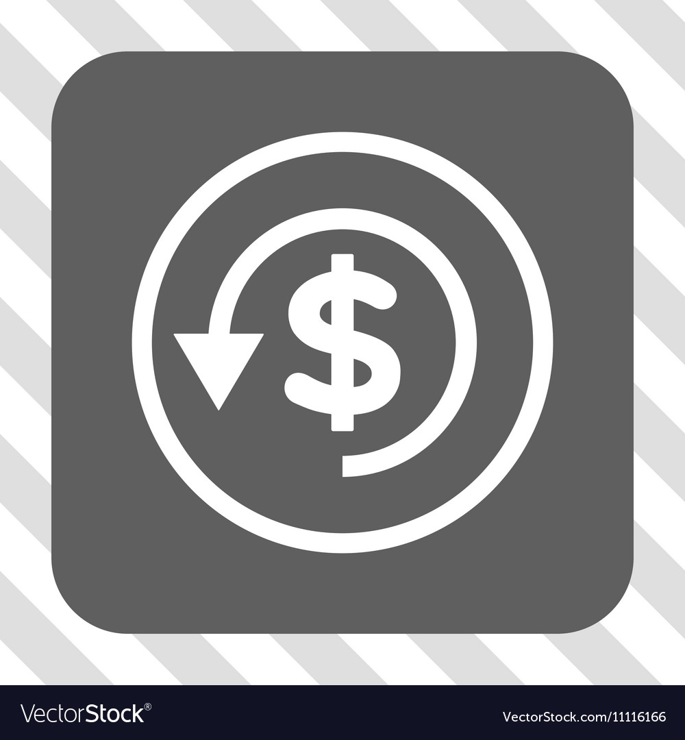 Chargeback rounded square button