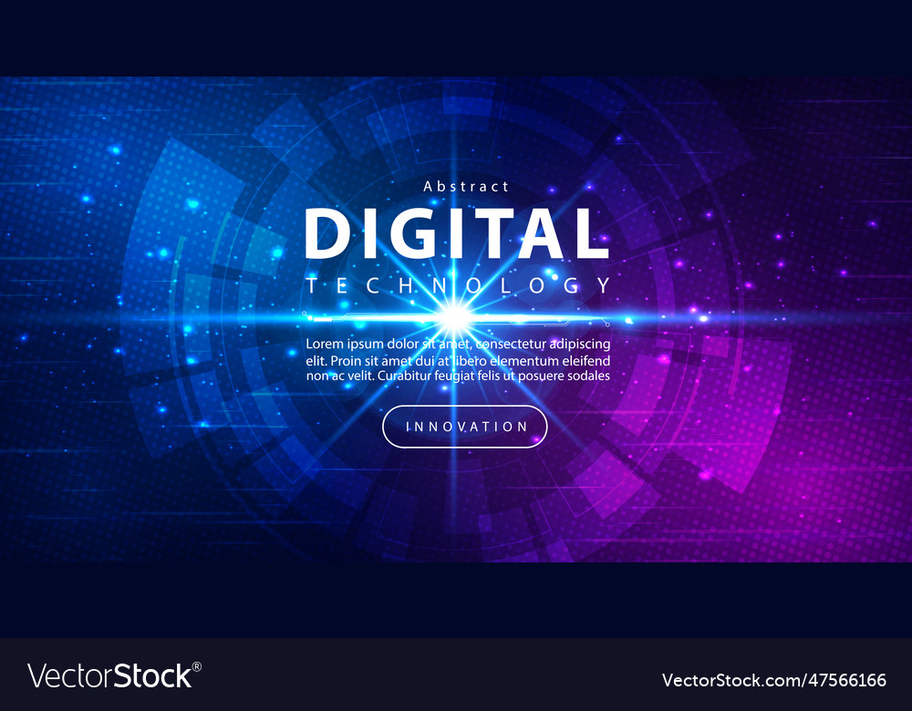 Digital technology speed internet network connect Vector Image Digital technology speed internet network connect