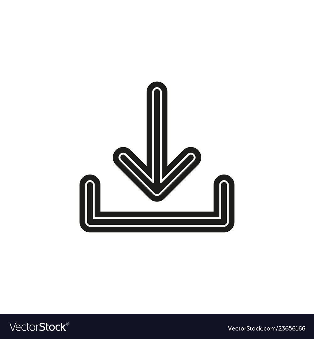 Download symbol - app down load button