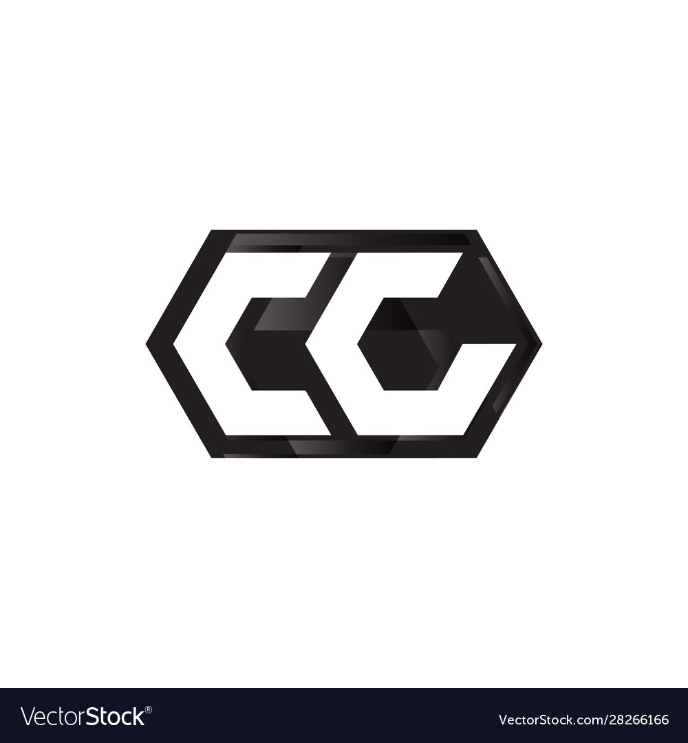 Initial letter c with hexagon shape Vector Image Initial letter c with hexagon shape