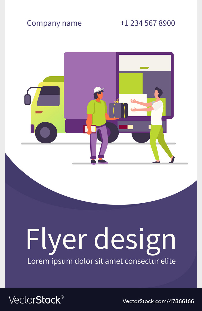 Order delivery service Royalty Free Vector Image