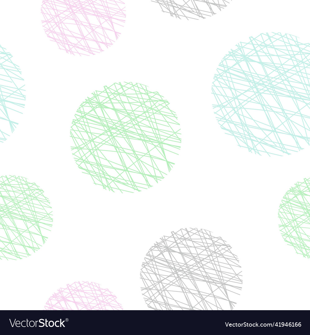 Seamless pattern whit abstract circles
