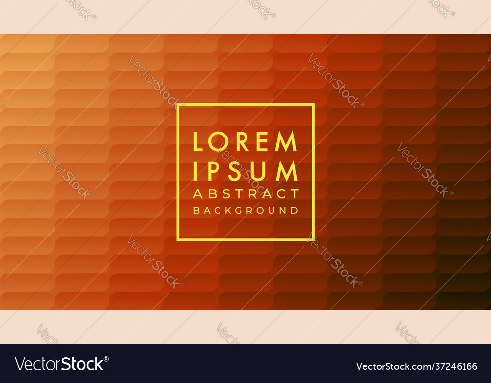 Tile capsule shape pattern with brown color vector image Tile capsule shape pattern with brown color