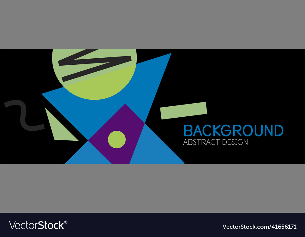 Abstract background blocks lines triangles vector image Abstract background blocks lines triangles