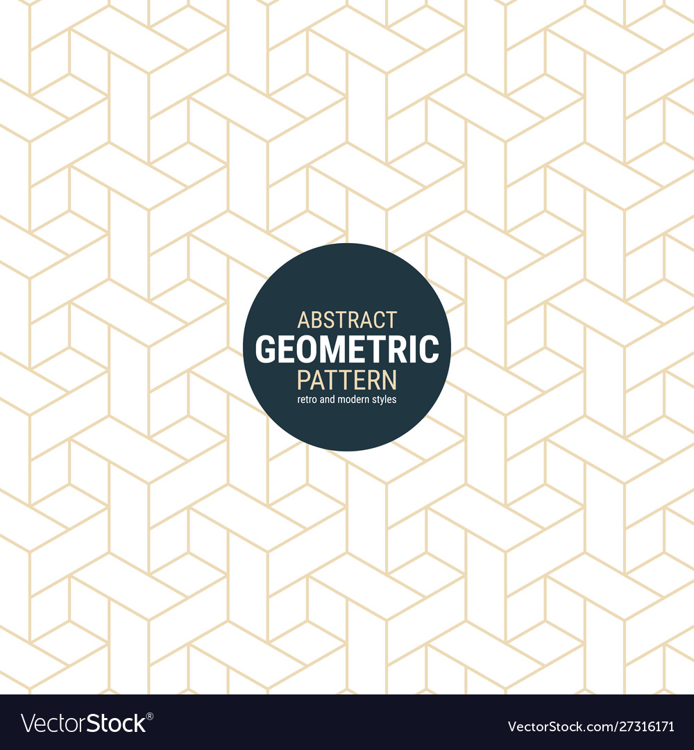 Abstract geometric pattern-retro and modern styles