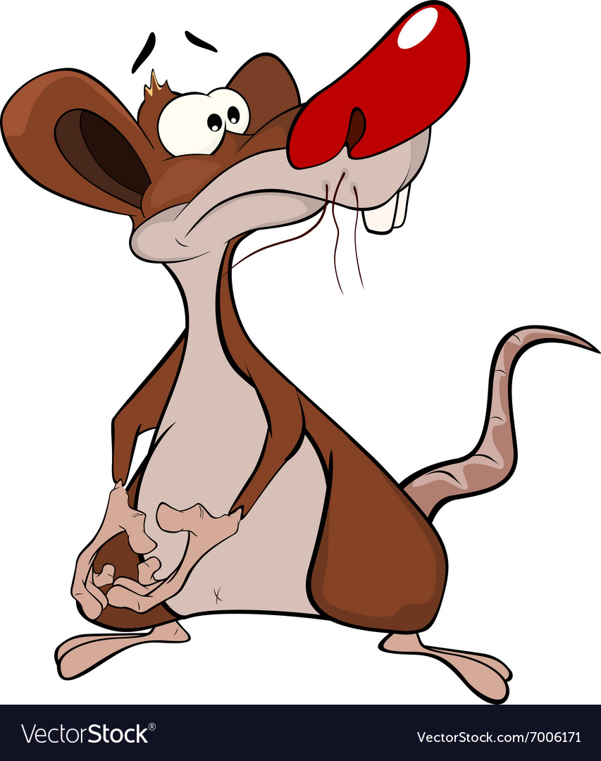 Cute rat cartoon