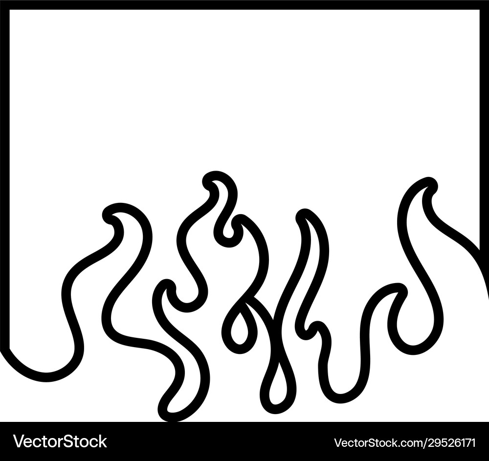 Fire flame background design Royalty Free Vector Image