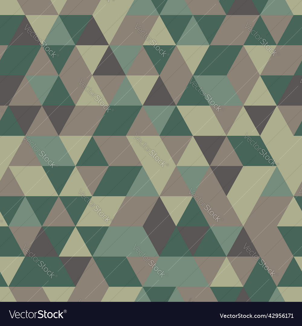 Khaki seamless pattern with triangular protection