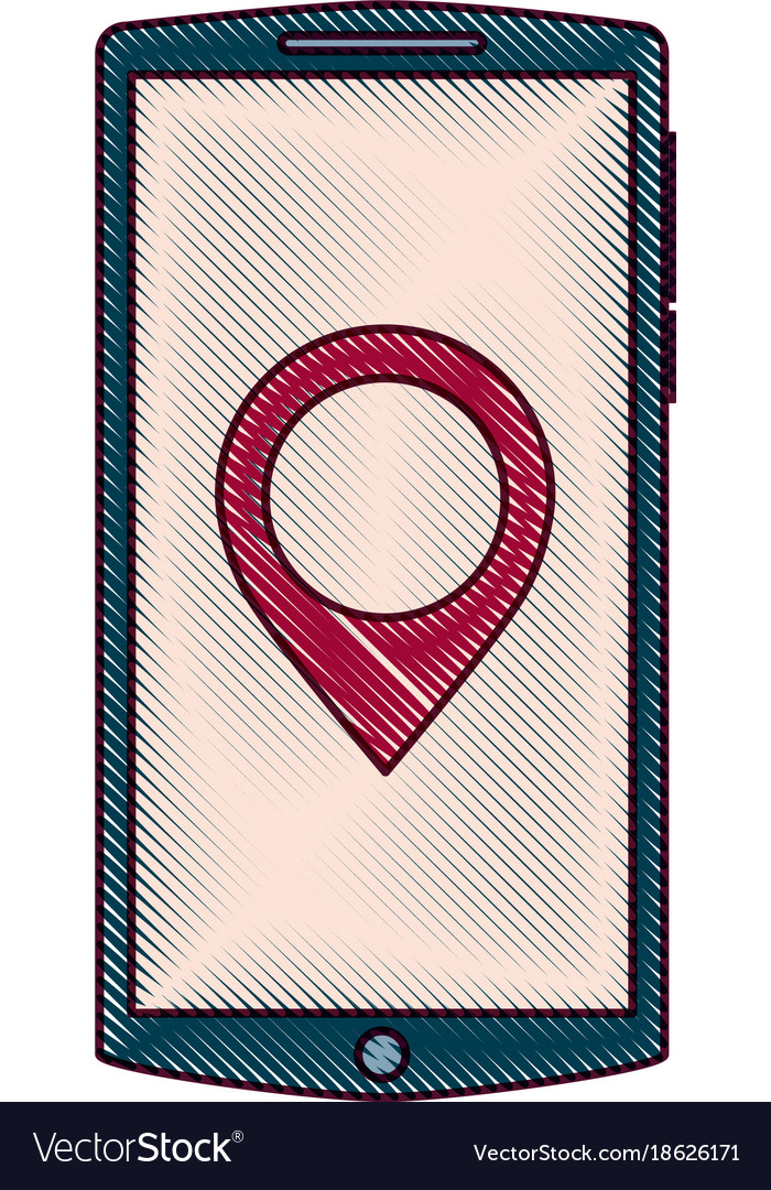 Mobile phone screen pointer map app gadget
