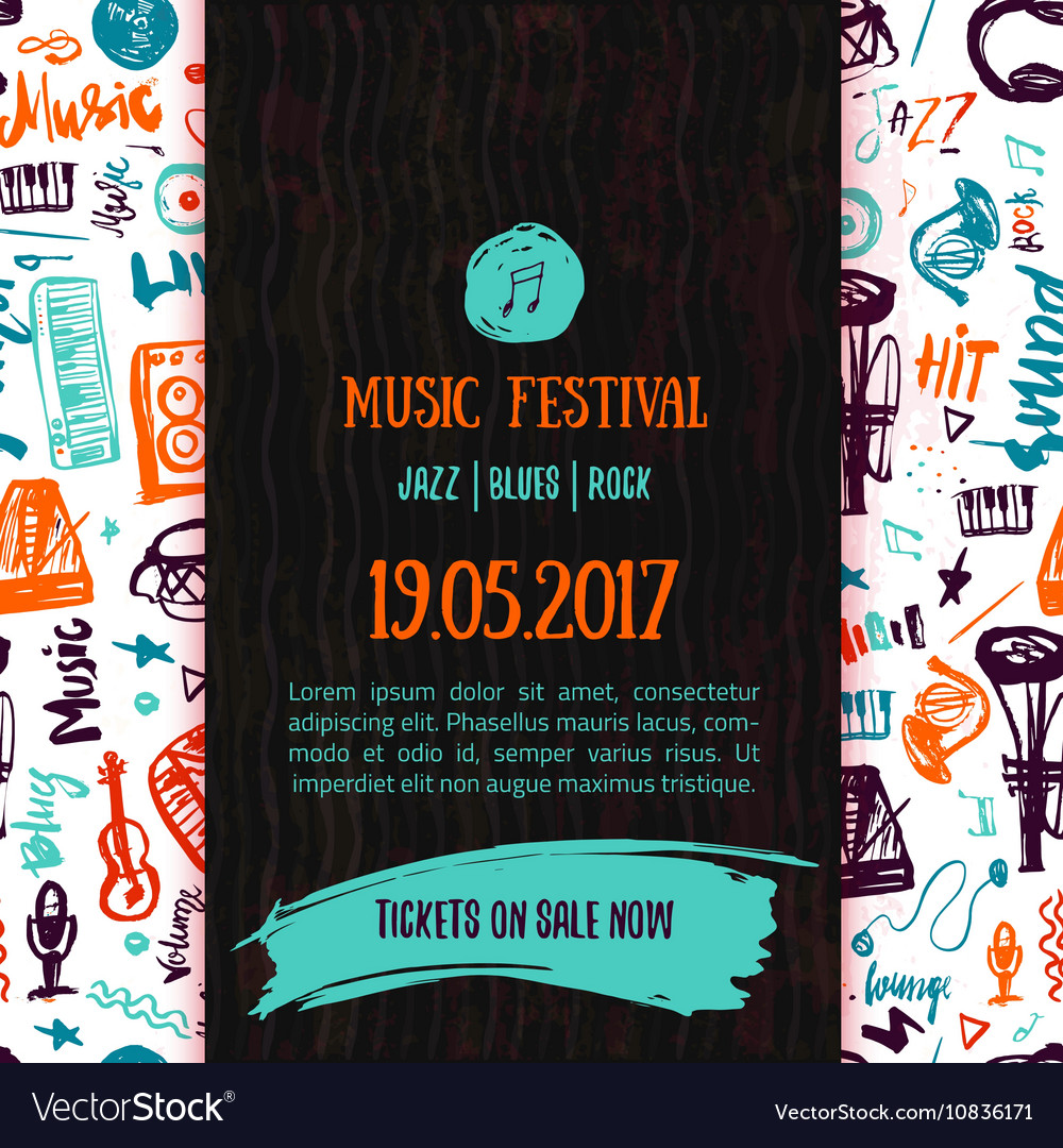 music concert poster template