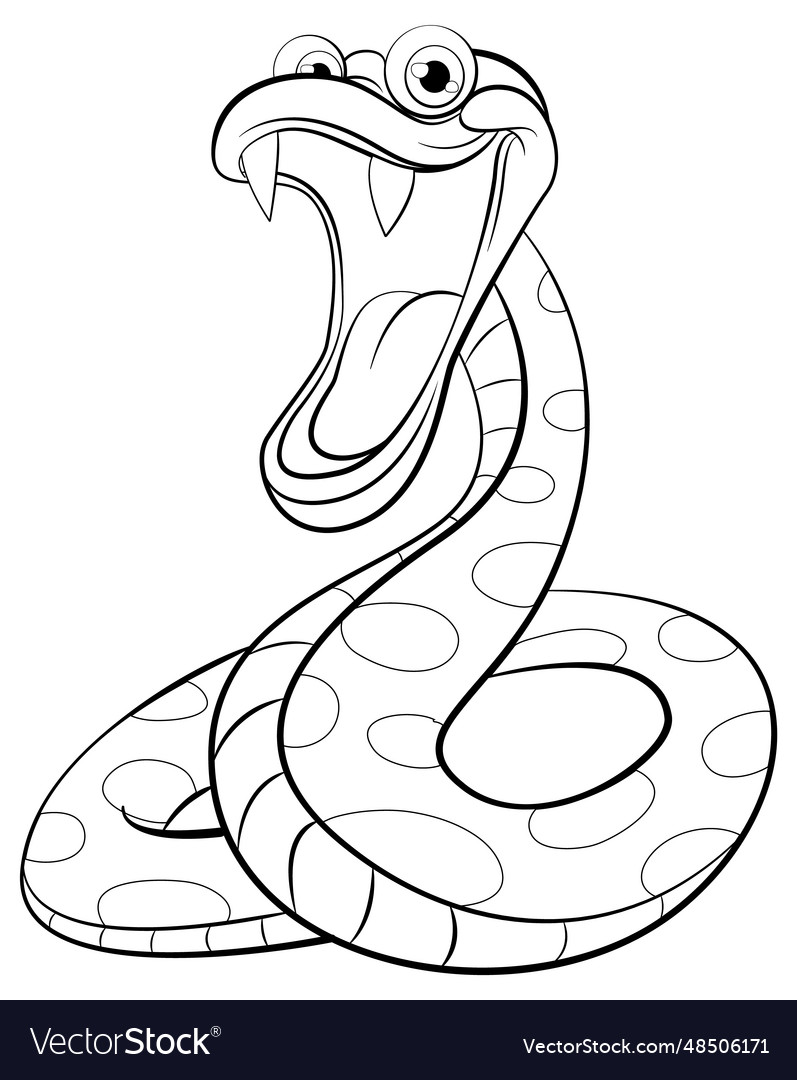 Python polka dot snake Royalty Free Vector Image