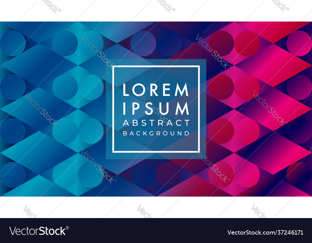 Repeating diamond and ellipse shape pattern vector image Repeating diamond and ellipse shape pattern