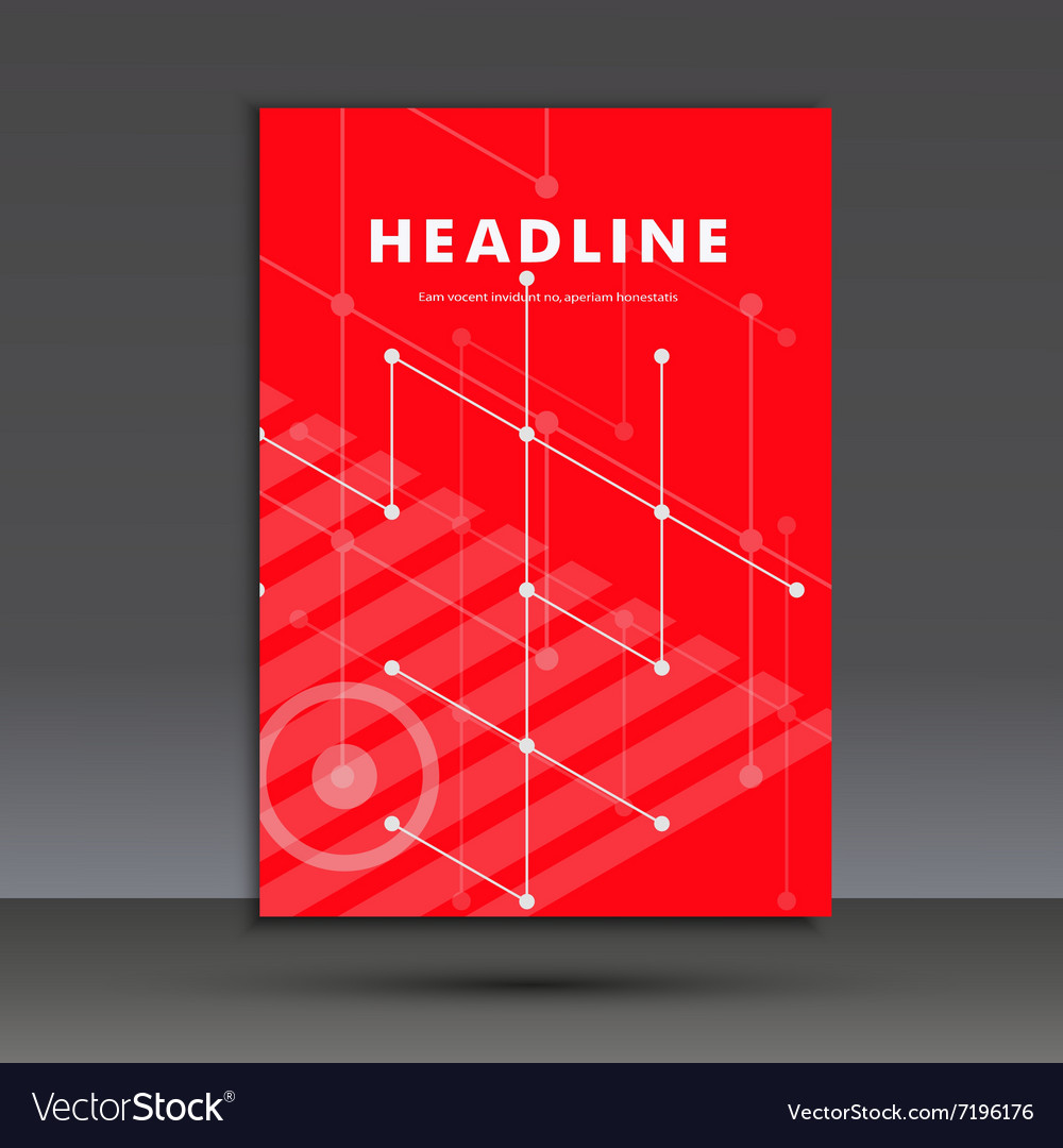Abstract pattern of lines and circles title page