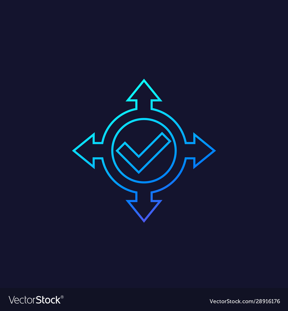 Expand extend enlarge icon linear