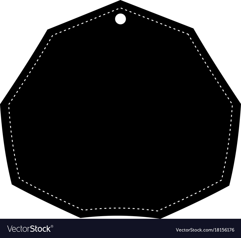 Isolated empty label