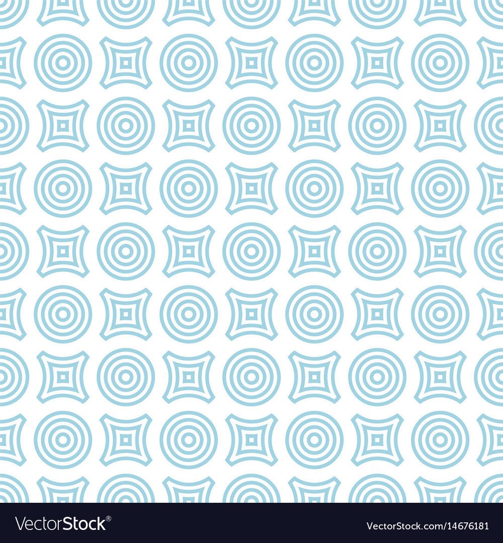 Geometric round shape seamless pattern
