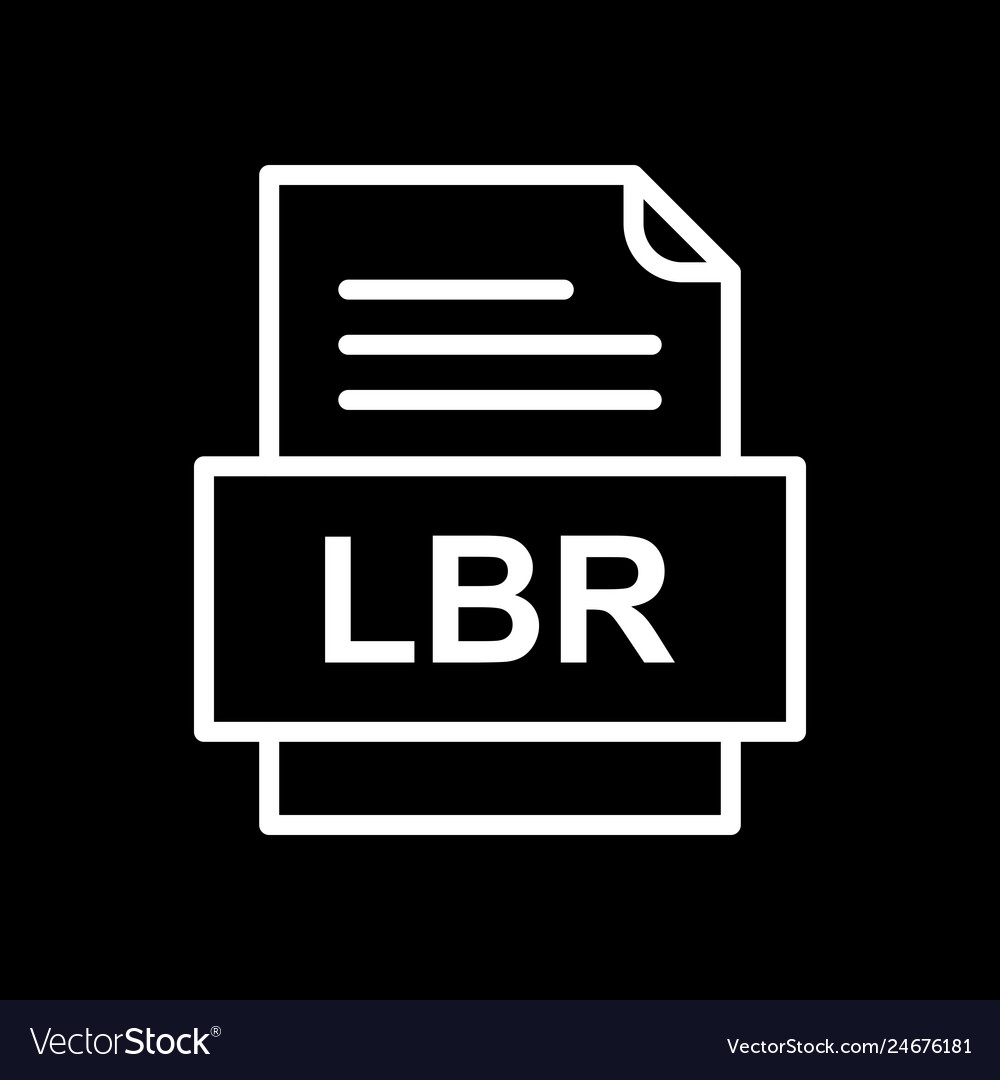Lbr file document icon