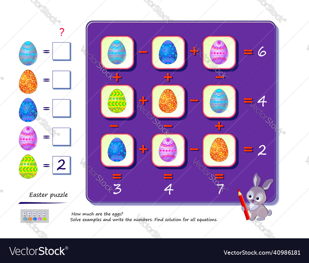 Mathematical logic game for smartest how much vector image Mathematical logic game for smartest how much