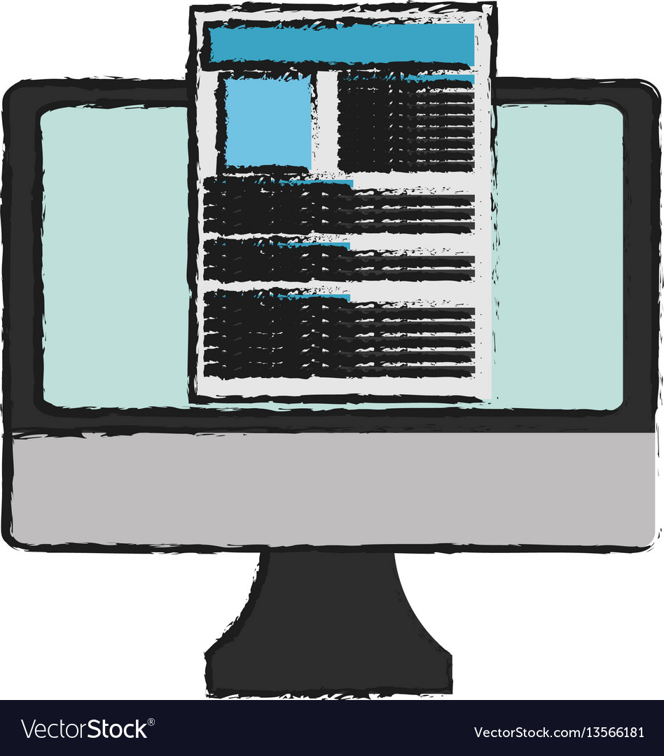 Monitor computer icon