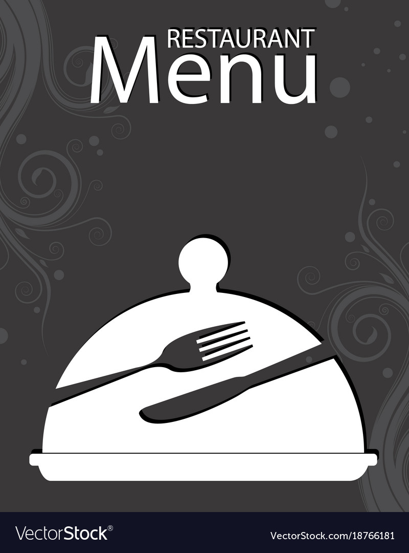 Restaurant menu card Royalty Free Vector Image