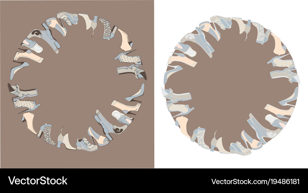 Shoes set Royalty Free Vector Image - VectorStock