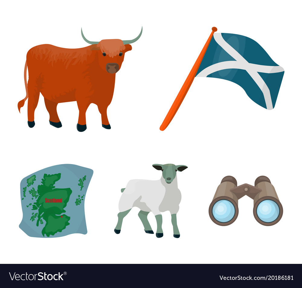 State flag of andreev scotland the bull