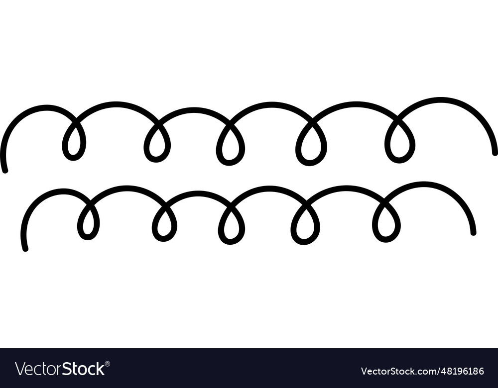 Abstract curved lines Royalty Free Vector Image