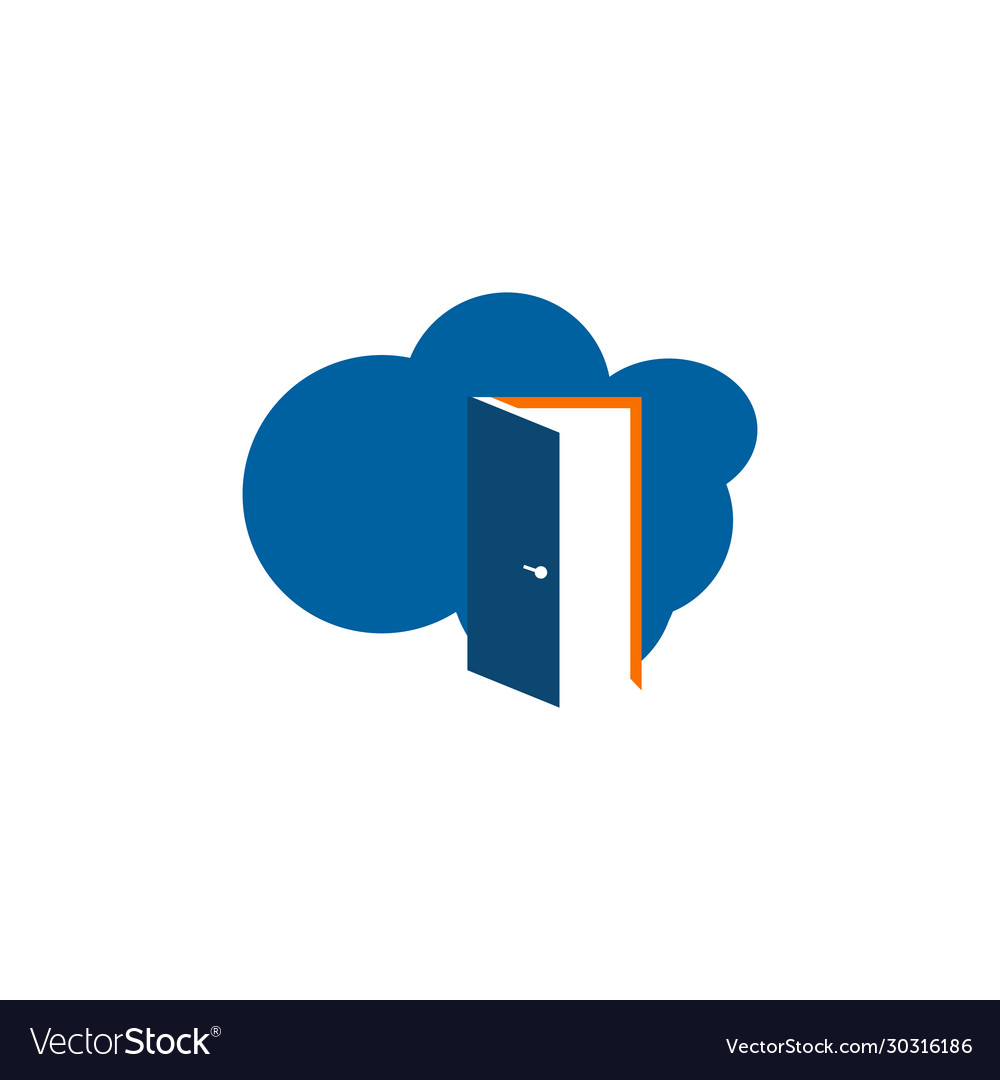Collection design cloud in abstract and unique vector image Collection design cloud in abstract and unique