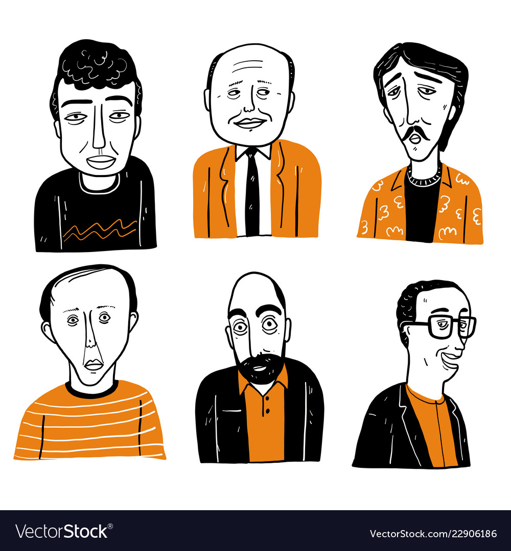 collection of diverse hand