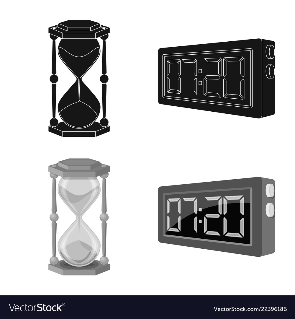 Design of clock and time symbol collection