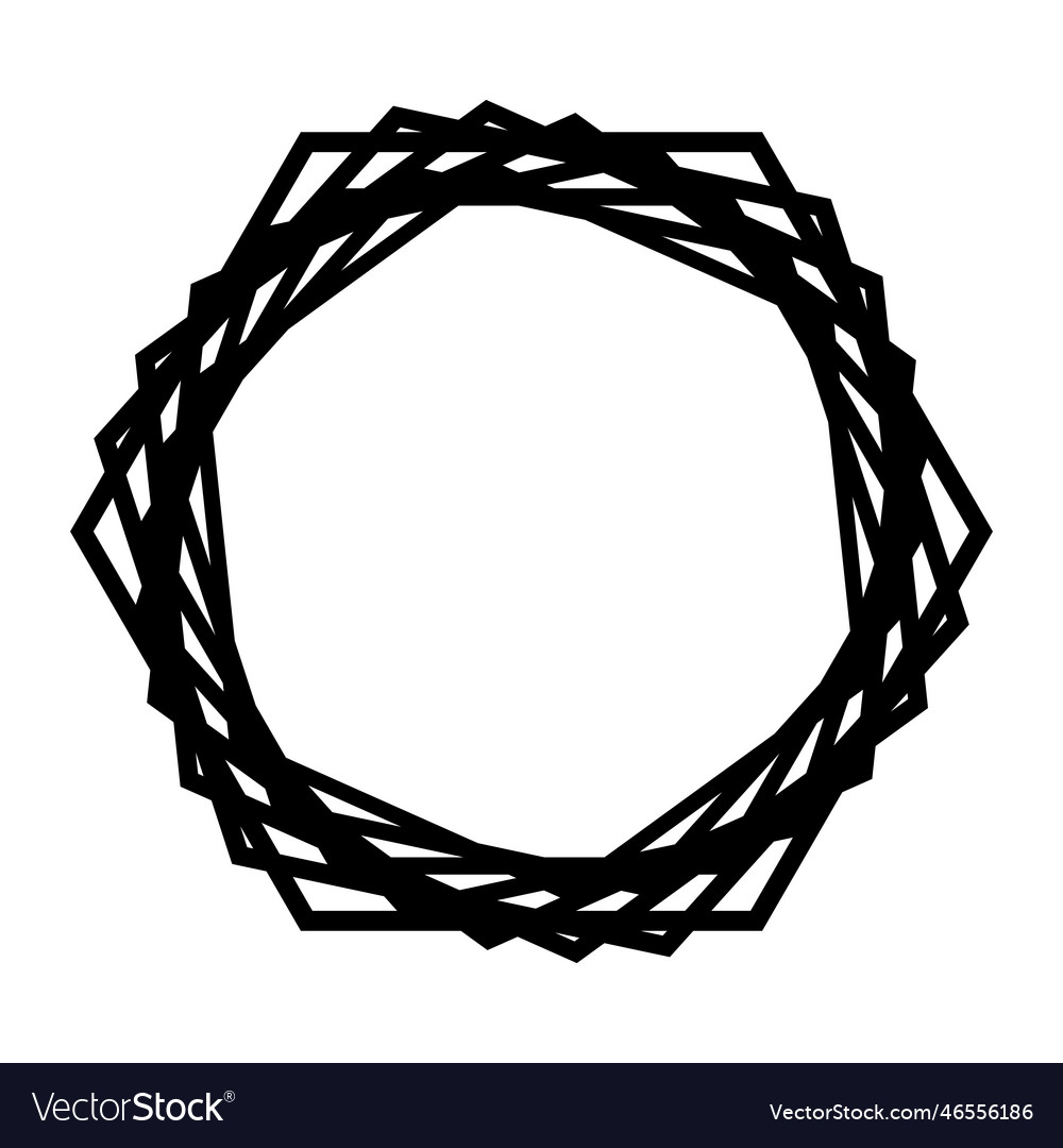 Dynamic hexagon shape