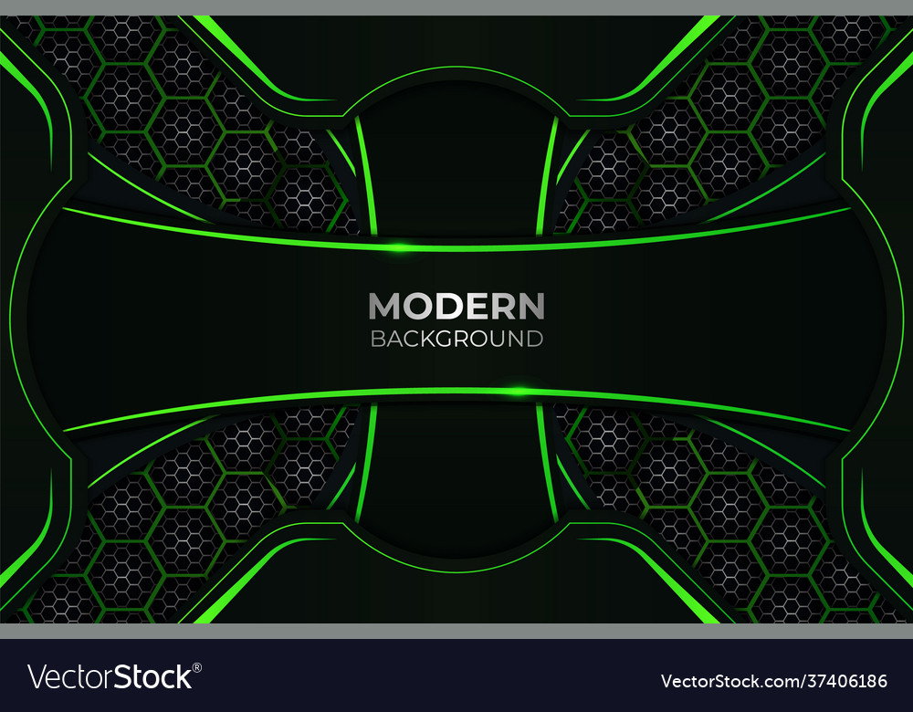 Futuristic modern with hexagon pattern background vector image Futuristic modern with hexagon pattern background