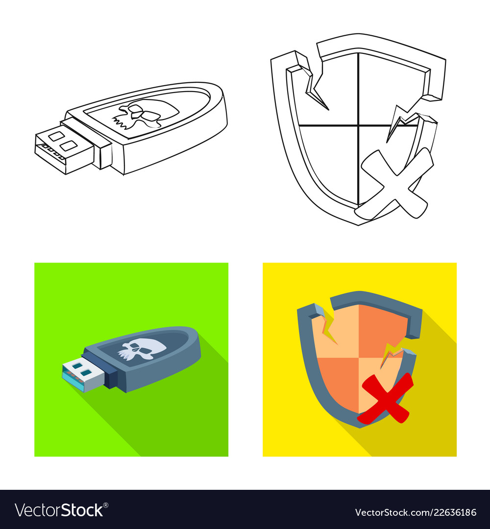 Isolated object of virus and secure sign set