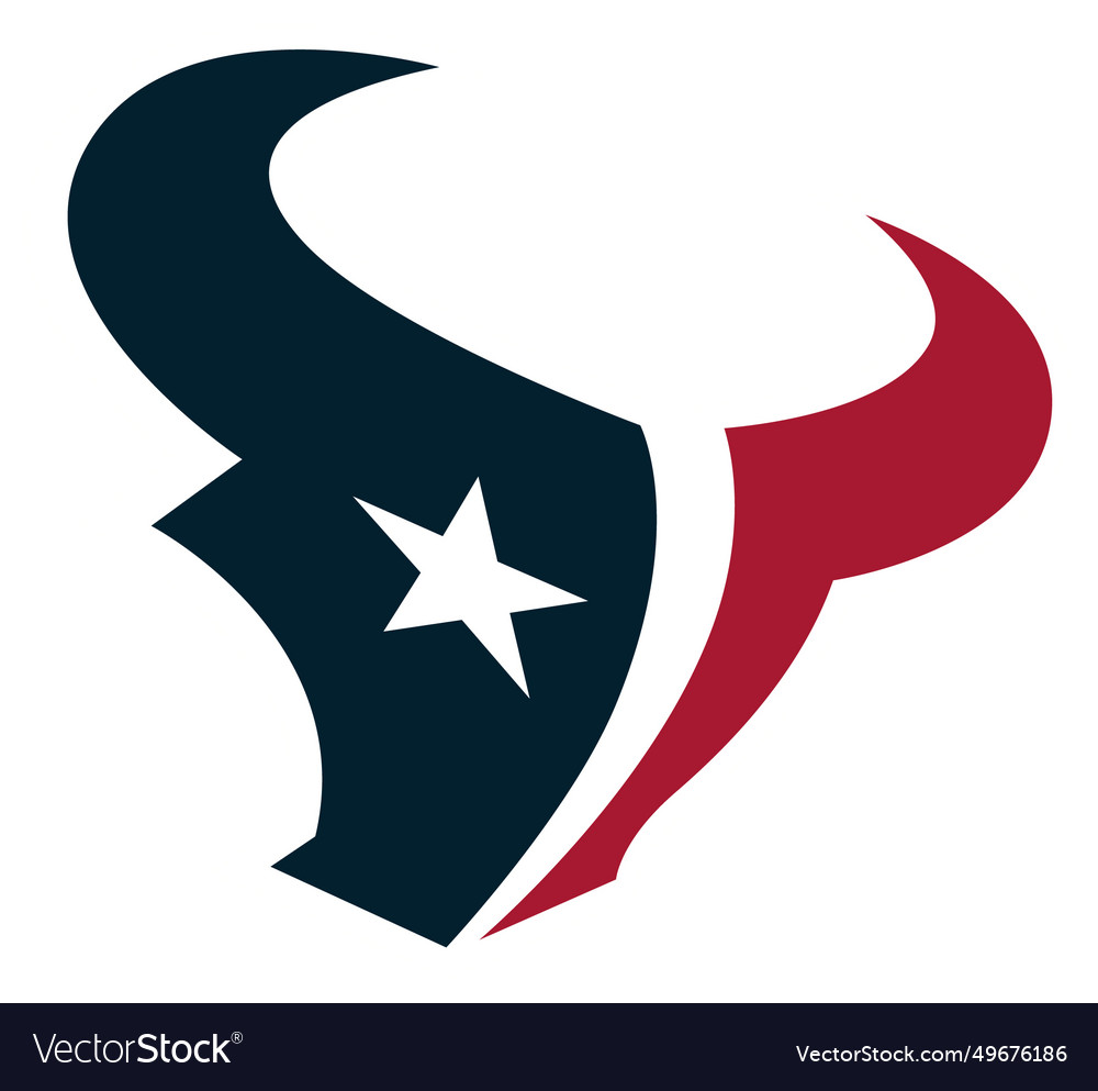 Logo Of The Houston Texans American Football Vector Image