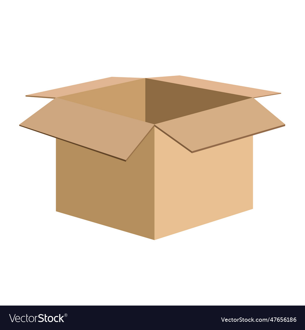 Open box Royalty Free Vector Image - VectorStock