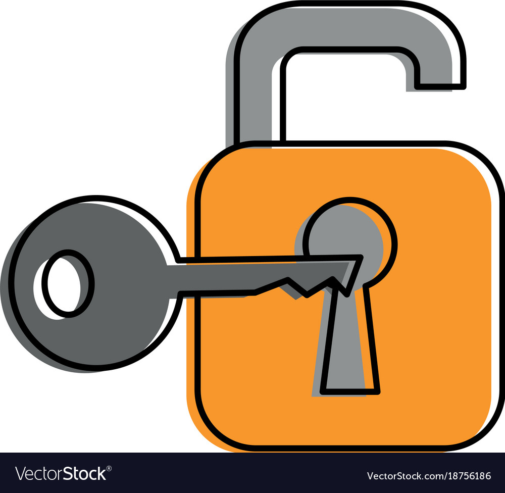Safe secure padlock with key