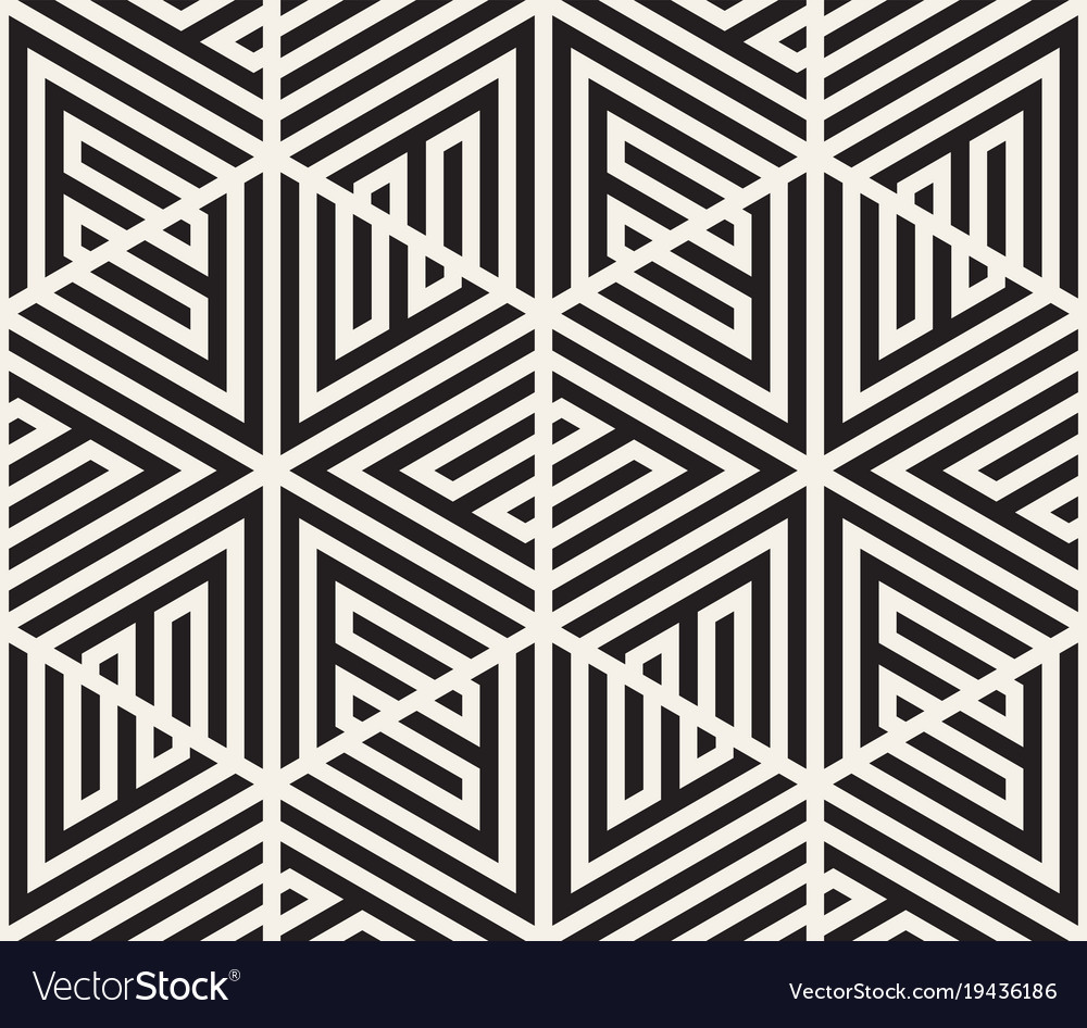 Striped Triangle Pattern