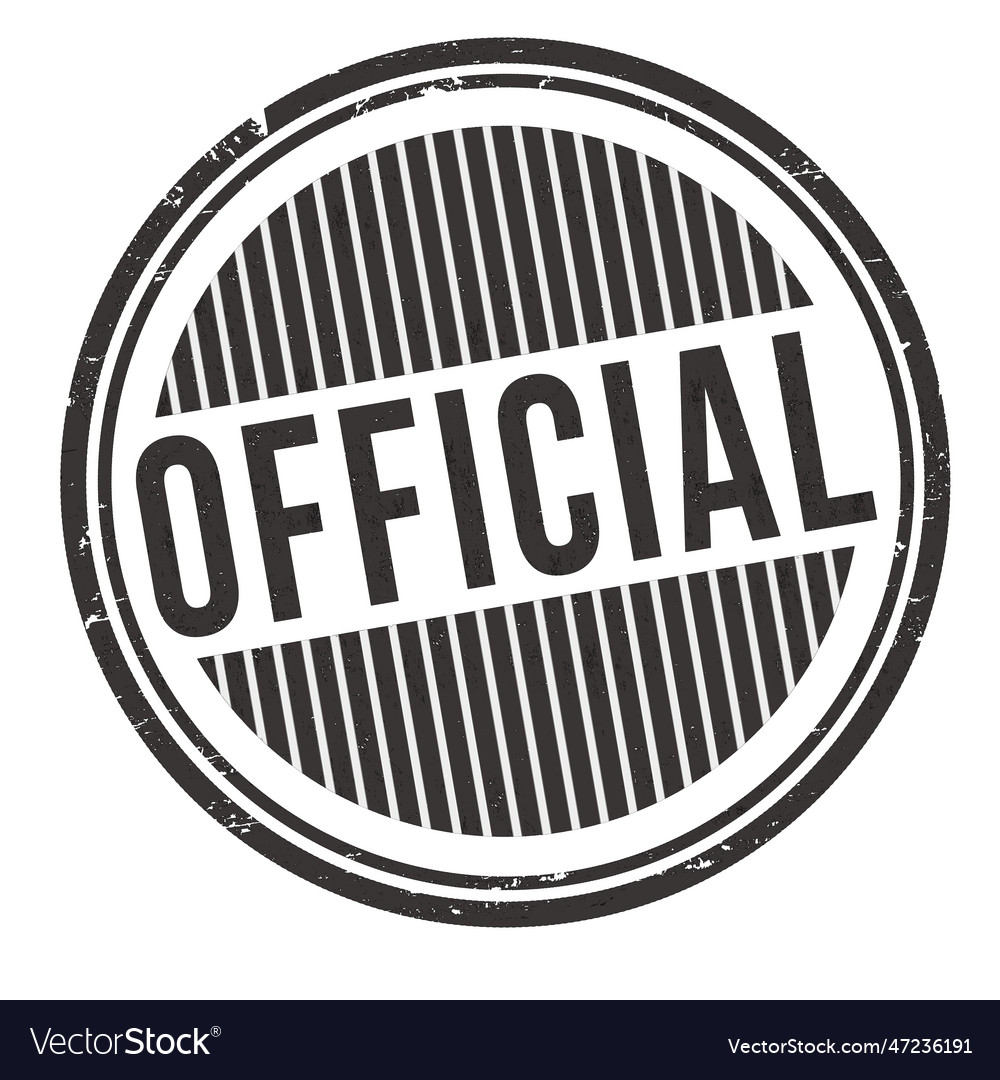 Grunge Rubber Stamp - Official Seal